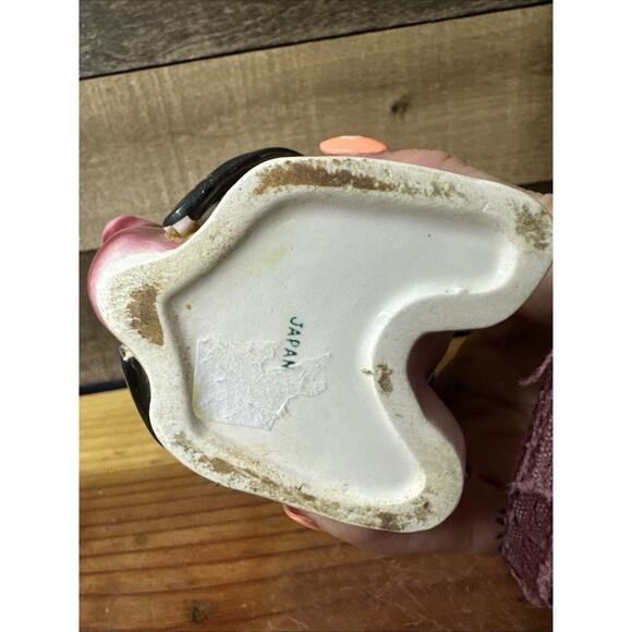 Rare Pink Cat In Top Hat Vase 7” - Picture 8 of 8